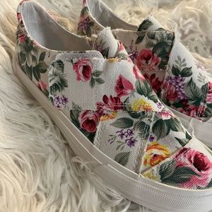 Floral Print Sneakers